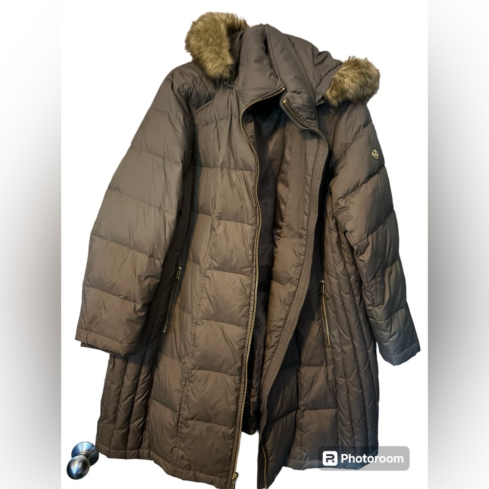 Michael Kors Jacket Womens Puffer Goose Down Long Coat